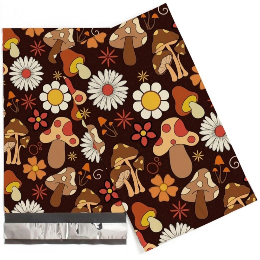 20 Pack 6x9in Mushroom Poly Mailers